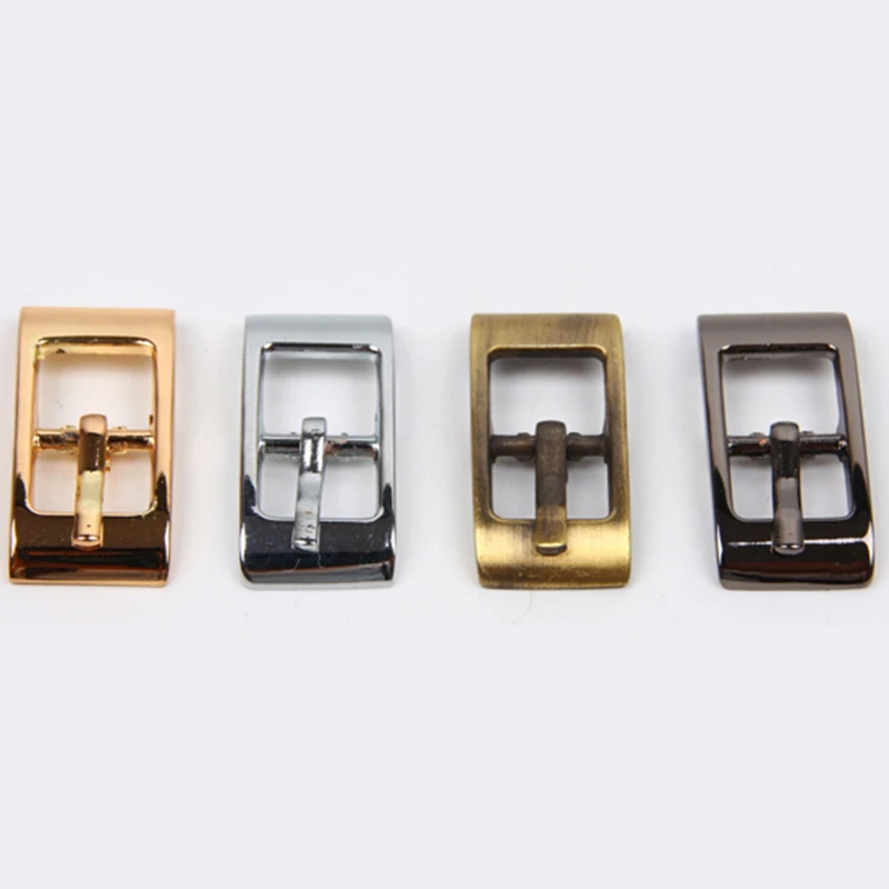 Meetee 5/10pcs 20mm Metal Pin Buckle Watch Strap Adjust Buckles DIY Belt Clasp Bags Webbing Needle Hook Decor Button Accessories