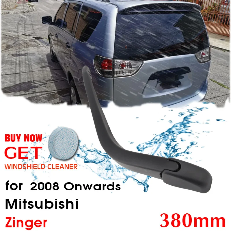 Car Wiper blade Rear Back Window Windscreen Windshield Wiper For Mitsubishi Zinger Hatchback 380mm 2008 Onwards Auto Accessories