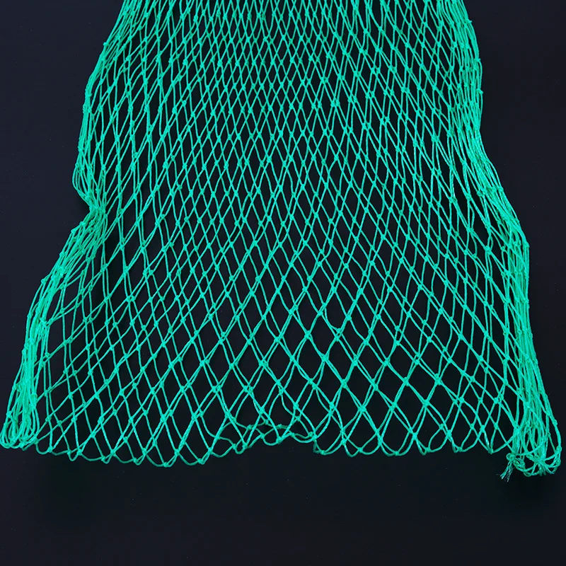 Fishing Tackle Bag Braided Multi - strand Net Flat Bottom Coarse Rubber Wire Mesh Harness Mouth Net Pocket