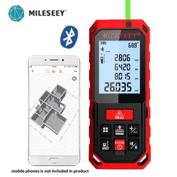 Mileseey s2 grün laser entfernungs messer digitaler laser entfernungs messer laser bandmaß diastimeter werkzeug