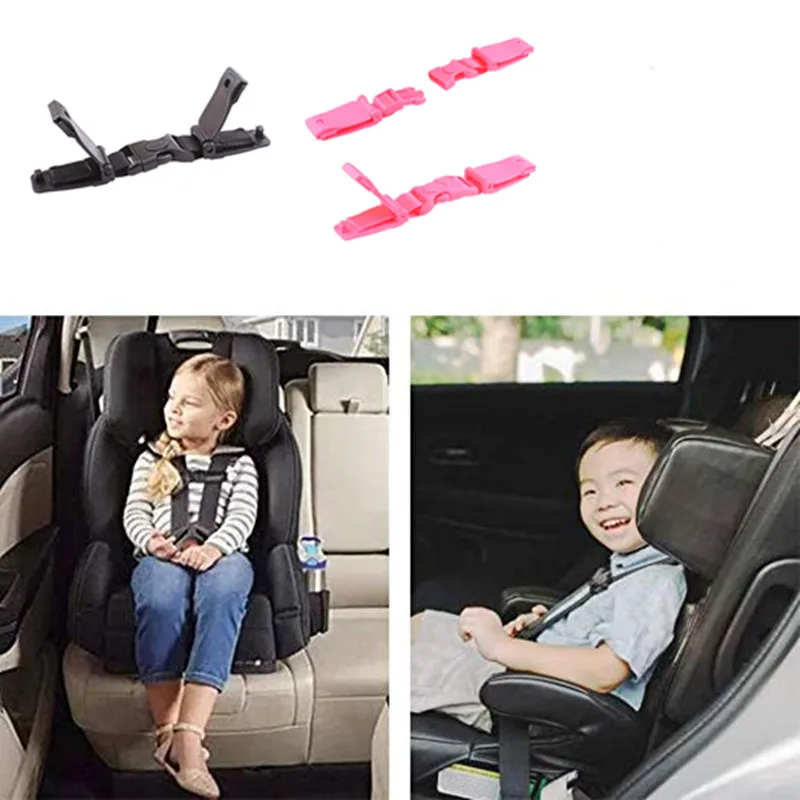 Car Seat Chest Harness Clip, Child Safety Seat Belt Buckle Clasp Strap Belt for Kids, Portable Toddler Adjustable Lock Tite Guar