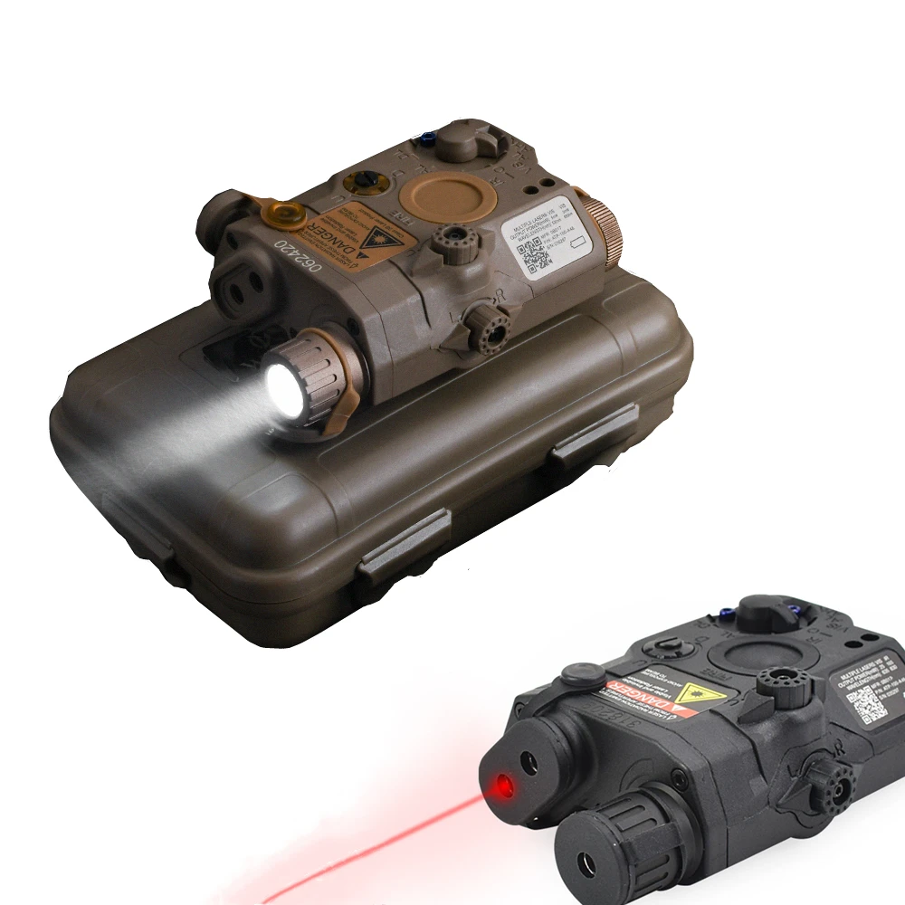 

Airsoft LA-5 PEQ15 Red Dot IR Laser Sight LA5C PEQ 15 Weapon Flashlight 200lumes Hunting Armas White Scout Light