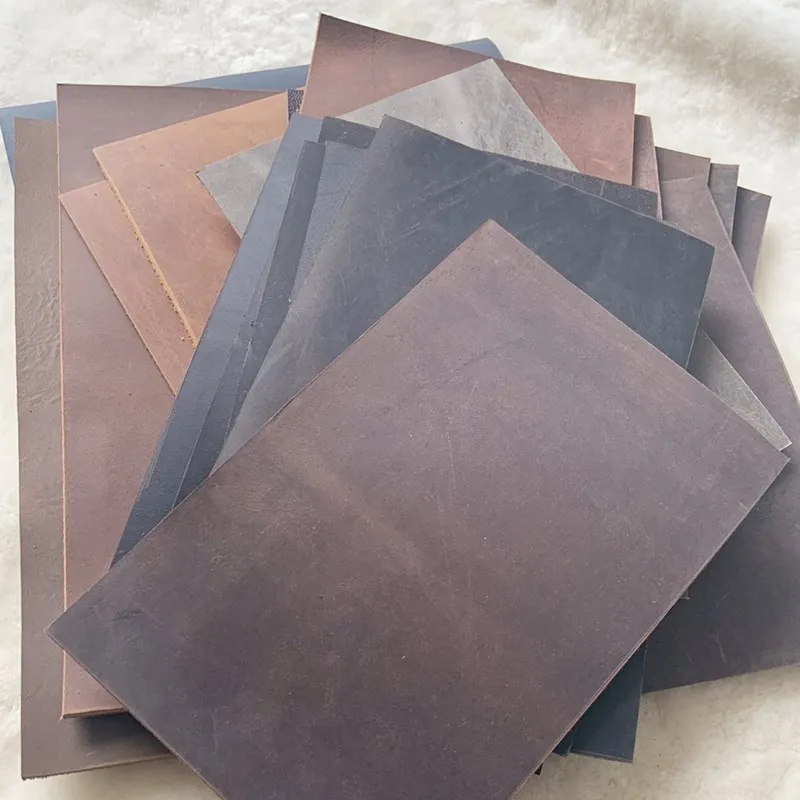 A grade 1.4 ~ 2mm first layer Cowhide handmade practice leather for purse notebook making