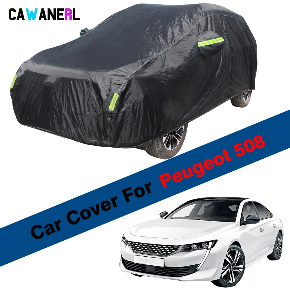 Waterproof Car Cover Outdoor Anti-UV Sun Shade Snow Rain Dust Protection Durable Cover For Peugeot 508 Sedan SW