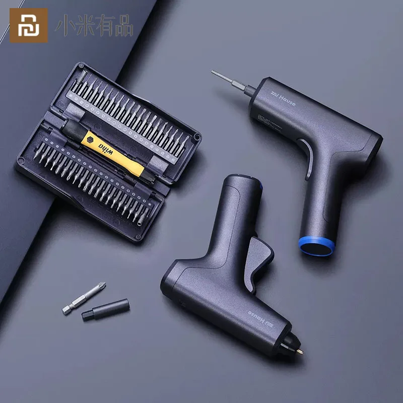 

Xiaomi Zai Hause Home Repair Tool Set For Electrician Integrated Storage Safe and Portable 4V Torque Adjusting Screw Driver