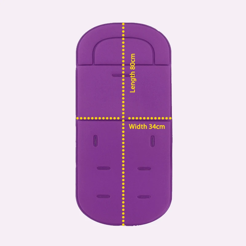 새로운 편안한 아기 유모차 패드 사계절 일반 부드러운 좌석 쿠션 어린이 카트 좌석 매트 0-27M 어린이 유모차 쿠션