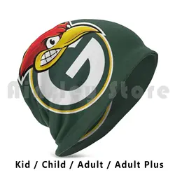 Green Bay Wood Peckers-Logo-Color Background Hat Hat Football American American Football