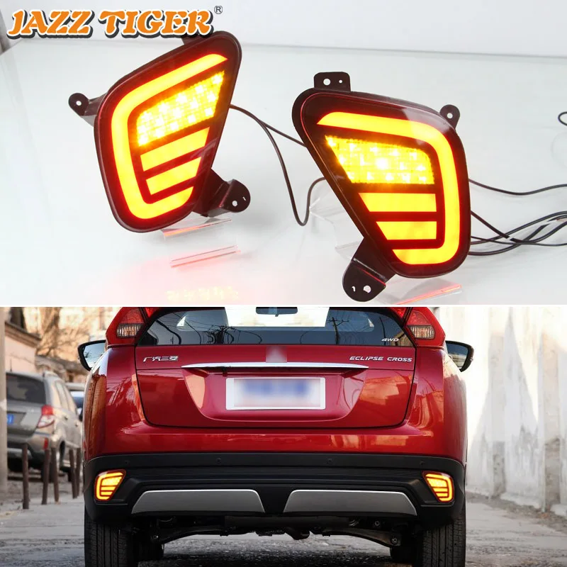 

Rear Bumper Lights for Mitsubishi Eclipse Cross 2017 2018 2019 2020 Led Stop Signal for Cars Fog Lights Lada Vesta Brake Lamp