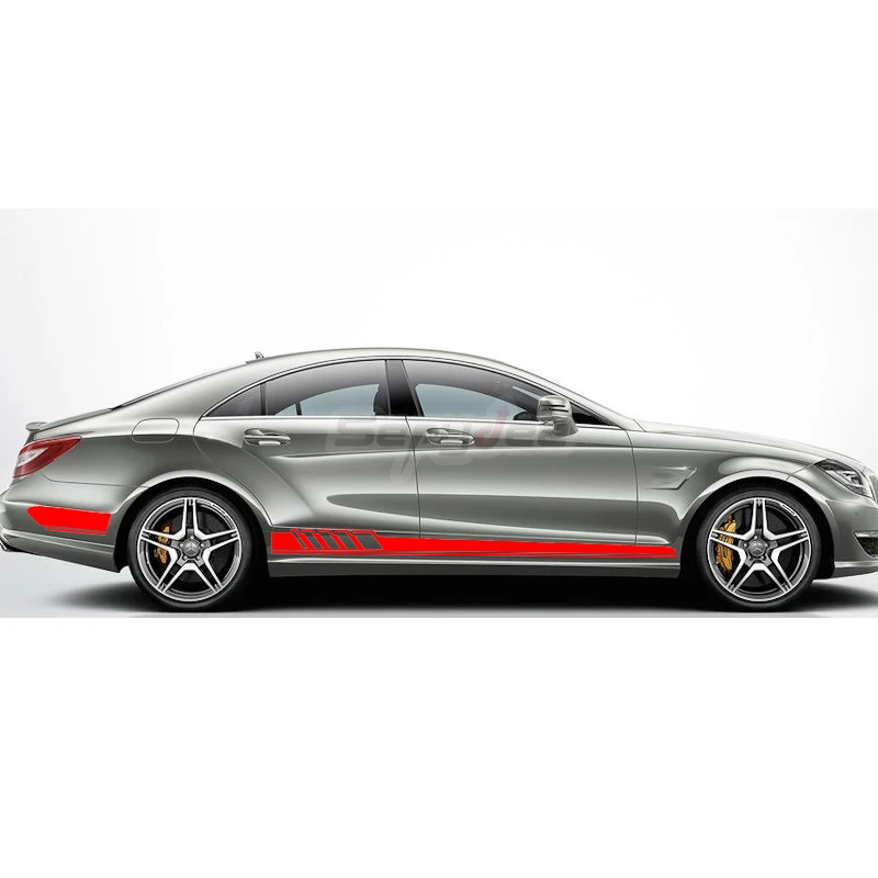 Edition 1 Door Side Skirt Stripes Stickers Decal For Mercedes Benz CLS Class W219 C219 W218 C218 X218 C257 CLS63 AMG Accessories