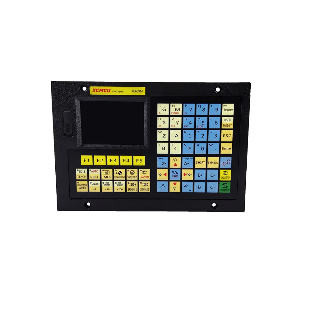 Sistema de trituração do cnc, o controlador sem eixos de conexão 1-6 xc609m placa starter, controle da máquina de gravura combinado