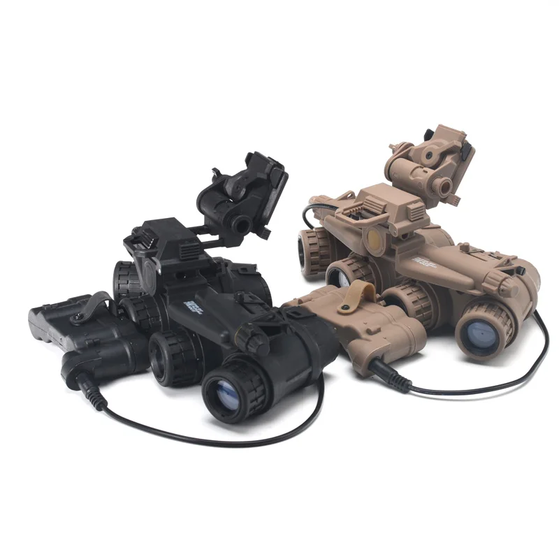 FMA Tactical Helmet GPNVG 18 Night Vision Goggle NVG Model +Plastic L4G24 NVG Mount BK/DE