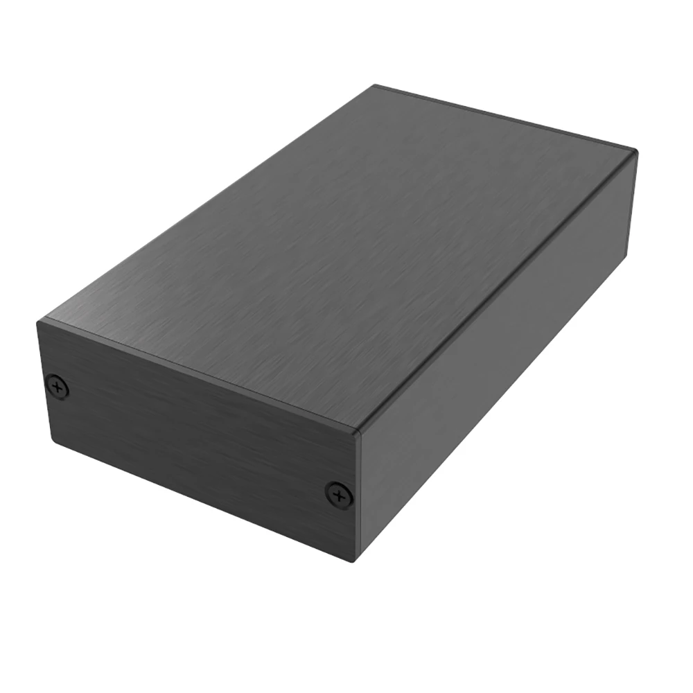 Caja de Metal de aluminio de 58x24MM, caja de muestra de componentes de instrumento electrónico Industrial, personalización interior de alta calidad