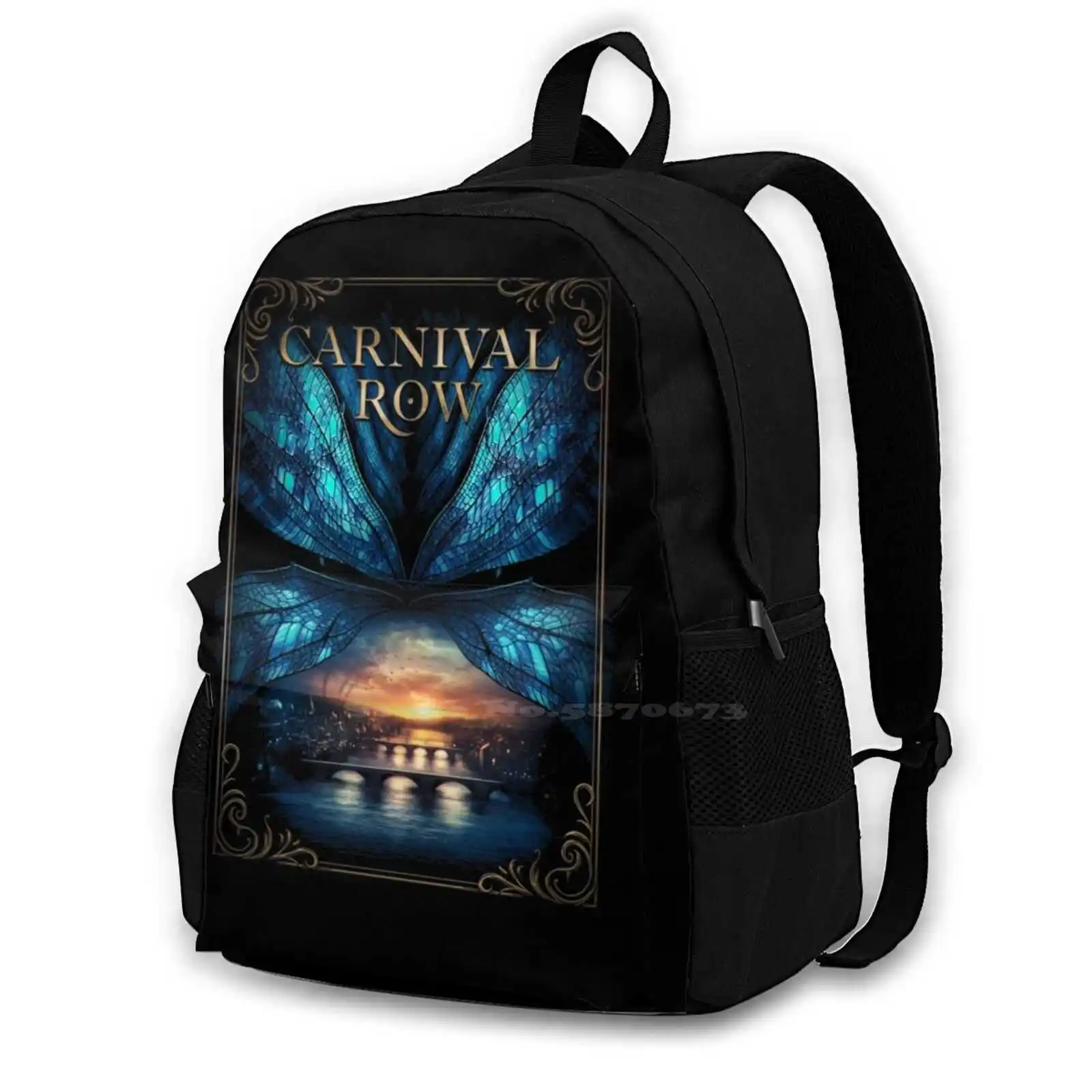 On The Port Valley Backpack For Student School Laptop Travel Bag Steampunk Mythological Immigrant Coexist Philo Philostrate