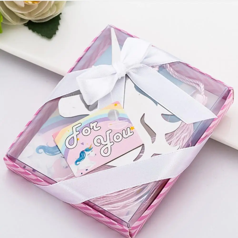 Free Shipping 30pcs/lot Baby Shower Birthday Party Favor Unicorn Bookmark