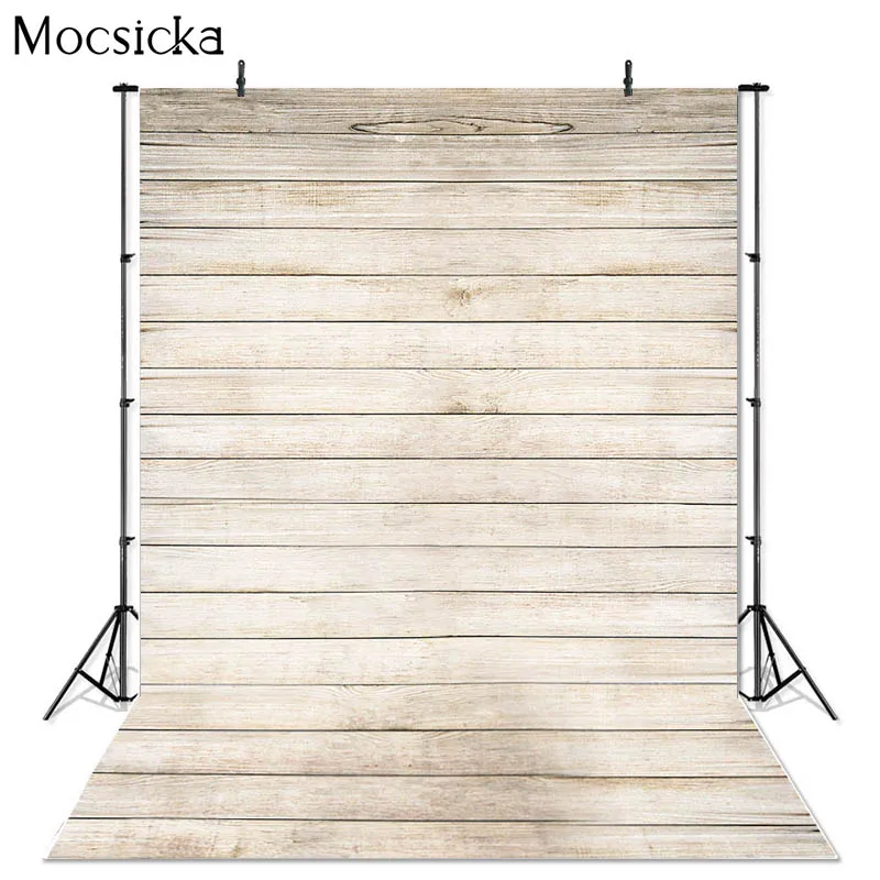 Mocsicka Striped Wood Plank Photography Background Gray Retro Decoration Christmas Party Photo Backdrop Studio Special Props