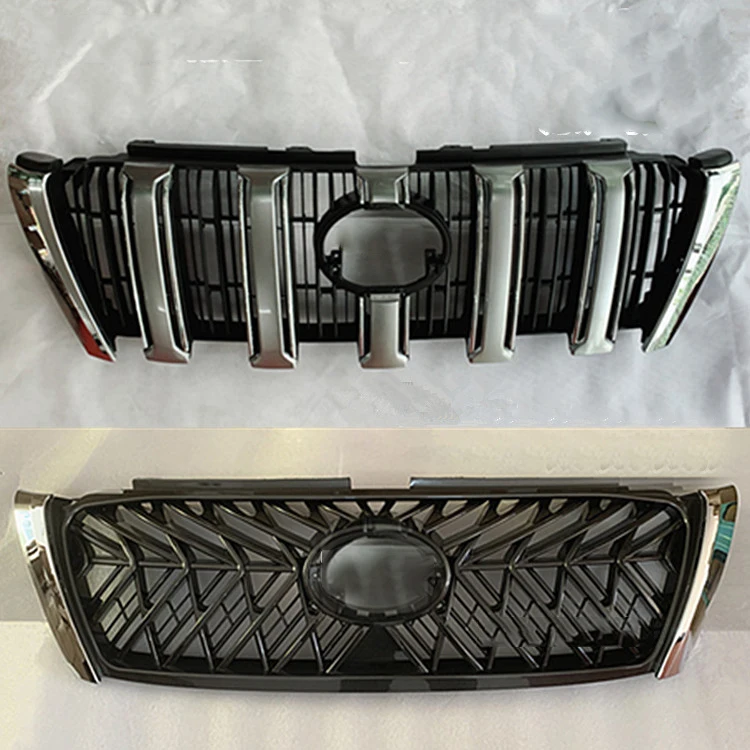 

RQXR Front Bumper grill radiator grille for Toyota land cruiser prado LC150 2700 4000 2014-2016