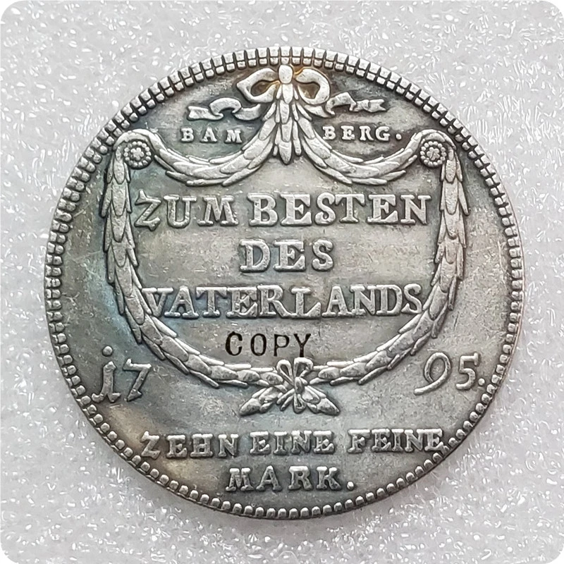 1795 Bishopric of Bamberg(German states) 1 Thaler - Franz Ludwig Copy Coin