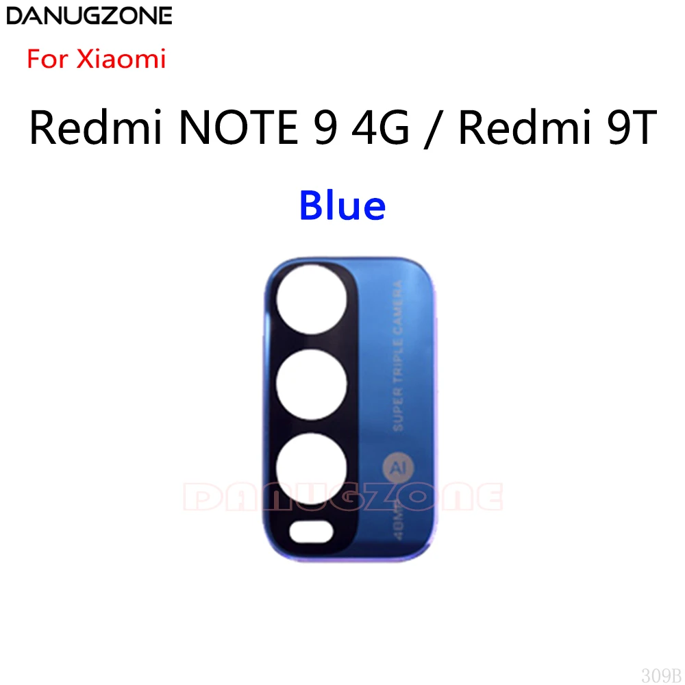 For Xiaomi Redmi NOTE 9 4G M2010J19SC Back Lens Rear Camera Glass Lens Mirror Redmi 9T