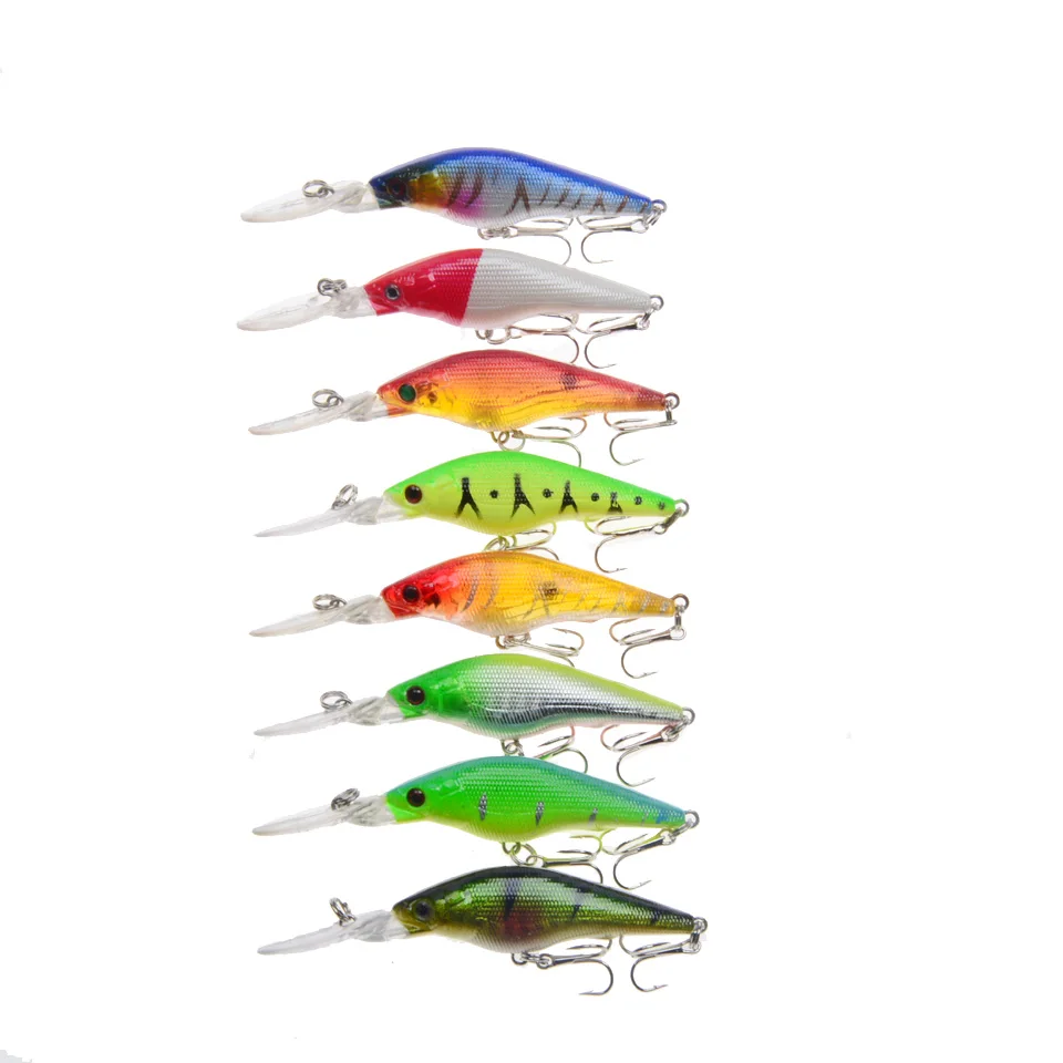 1PCS Minnow Fishing Lure 95mm 6.5g Topwater Hard Bait Wobbler Jig Bait Crankbait Carp Striped bass Pesca Fishing tackle SwimBait