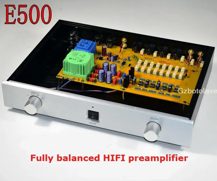 New arrive finished Fully balanced preamplifier HIFI preamplifier E500