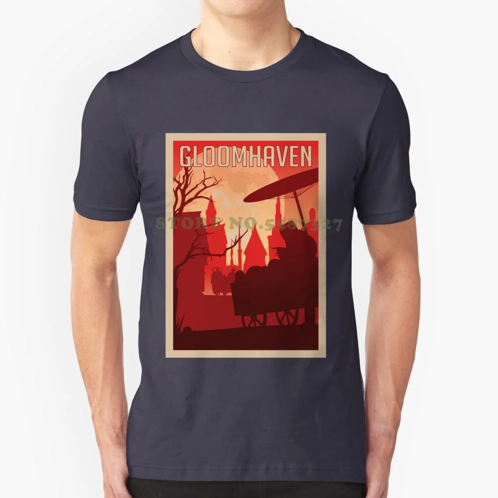 Настольная игра gloomhavin-минималистичный постер для путешествий-модная винтажная художественная футболка в стиле игры-настольная игра gloomhavin