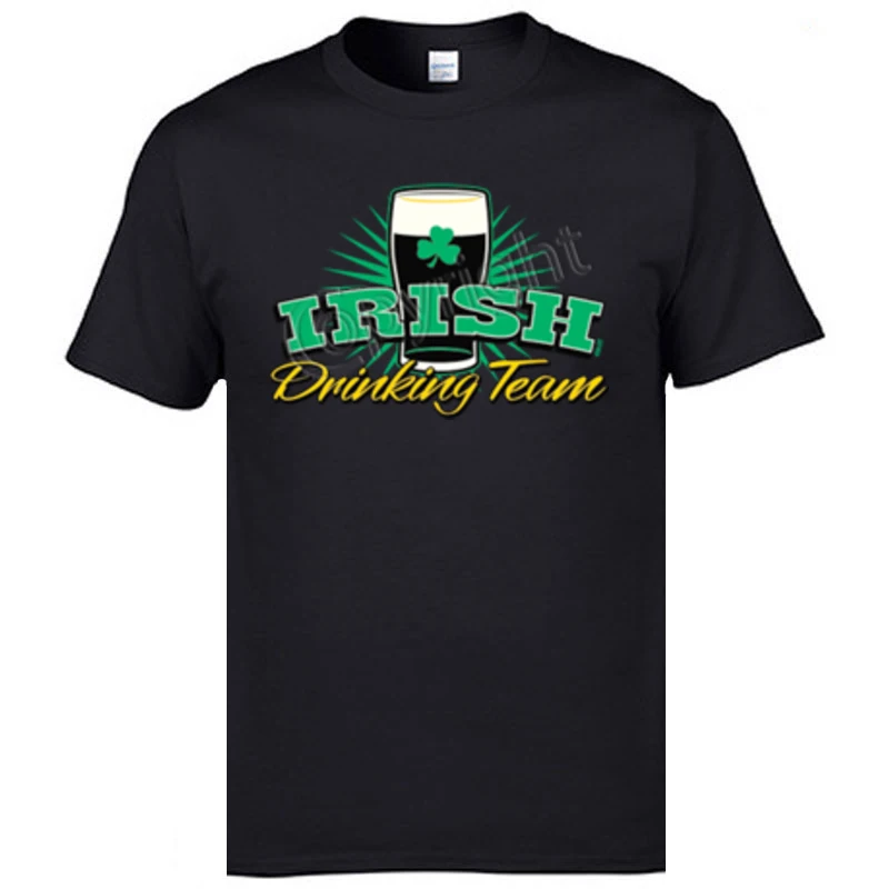 Irish Drinking Team Tshirts Gift Rife Men Mother Day Tees Gift Tees O-Neck All Cotton Streetwear Free Shipping