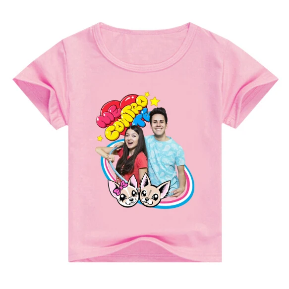 Summer Cotton Cartoon Me Contro Te Girls Tops Fashion Clothes Kids Shirts Baby Boys Short Sleeve T Shirts Children Clothing Tees