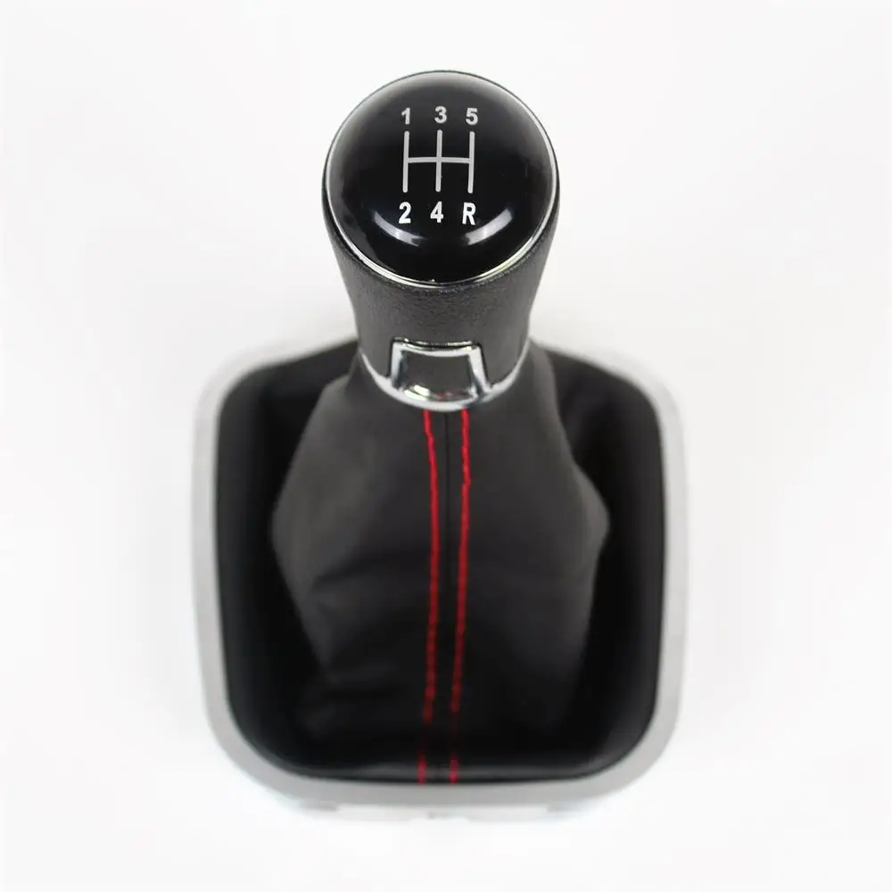 For VW Polo 6R 6C 2009 2010 2011 2012 2013 2014 2015 2016 2017 2018 Car-Stying 5/6 Speed Gear Stick Gear Shift Knob Boot