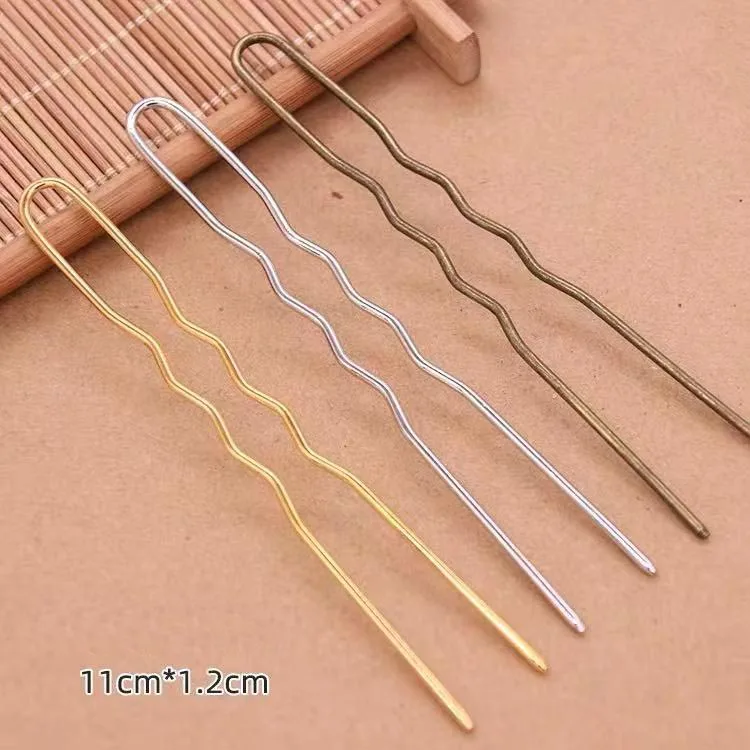 Hair Comb Stick Barrettes Hairpins Blank Base Setting For Diy Hand Made Women Hair Pins Accessories Headwear Jewelry Making