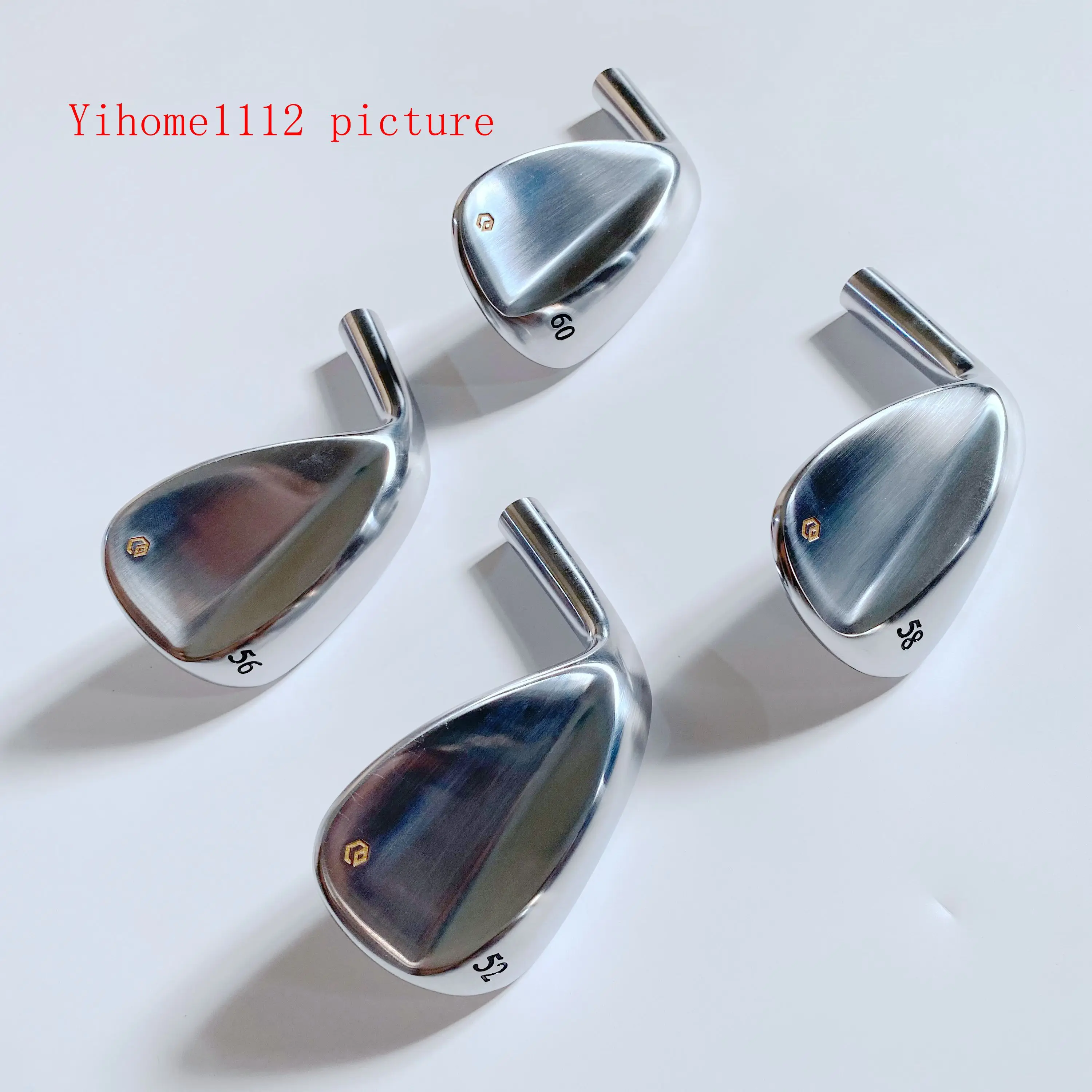 Yihome Golf Clubs Wedge Head Only 52 56 58 60 Degree Soft Iron Forged S20C Left-handed
