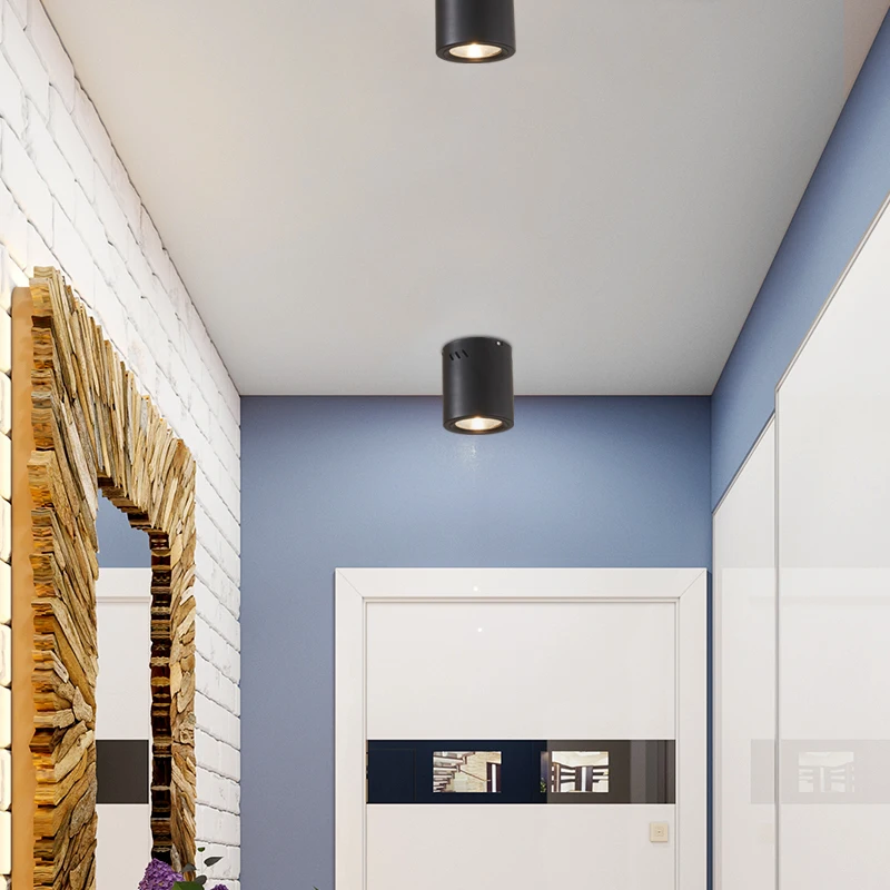 Drop-in type surface mounted lamp 10W 15W 20W dimmable ceiling lamp LED spotlight background ceiling downlight