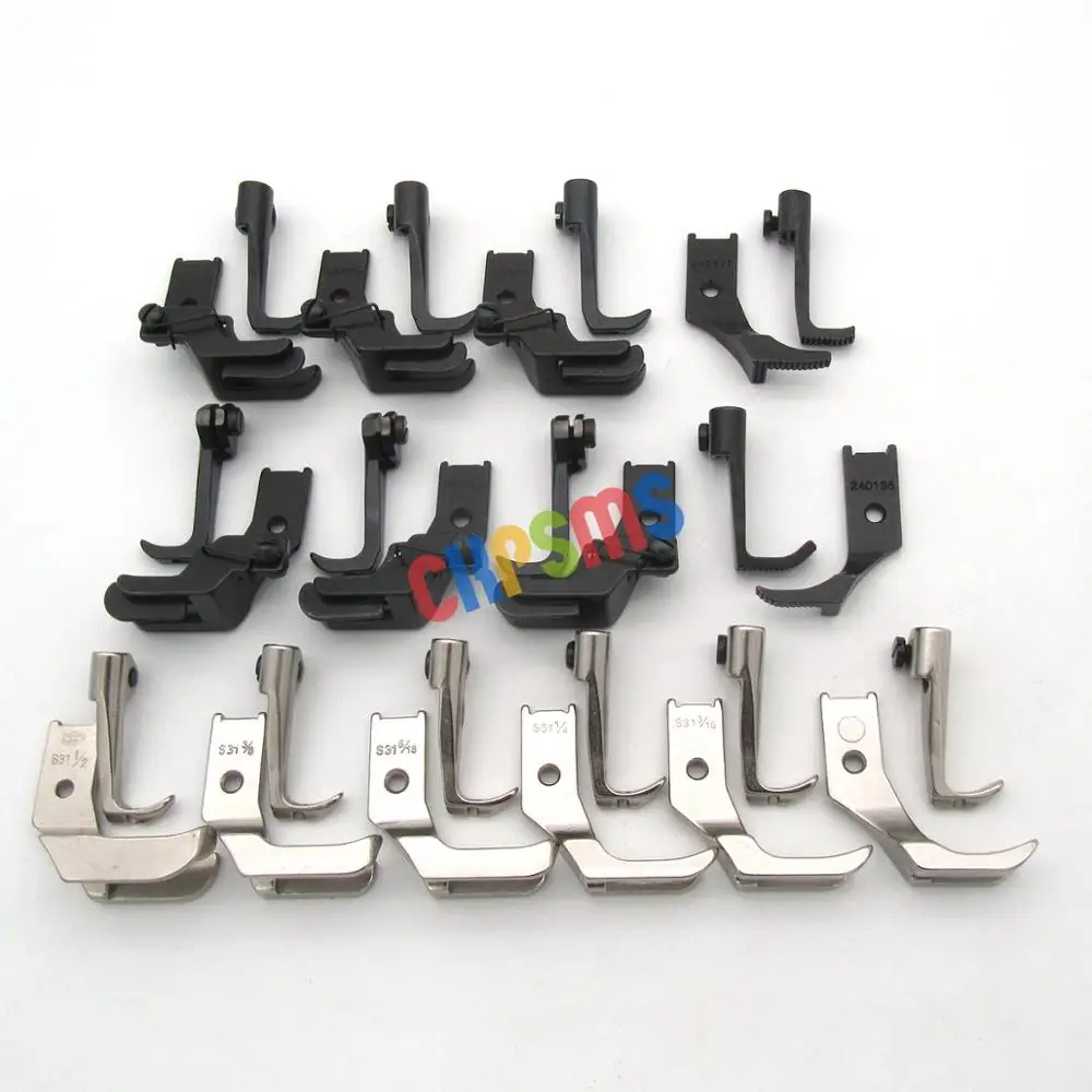 

14SET Walking Presser Feet fit for JUKI CONSEW SINGER BROTHER WALKING FOOT INDUSTRIAL SEWING MACHINE #KP-WF14