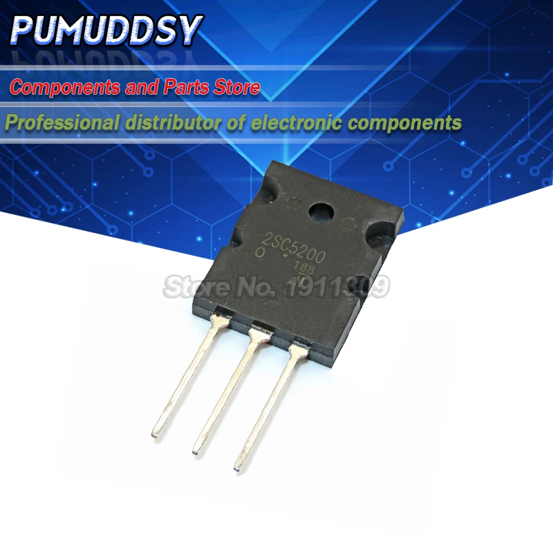 50PCS 2SC5200 SC5200 TO-3PL 5200 Bipolar transistor bipolar junction type (BJT) NPN 230V 15A 150W IC