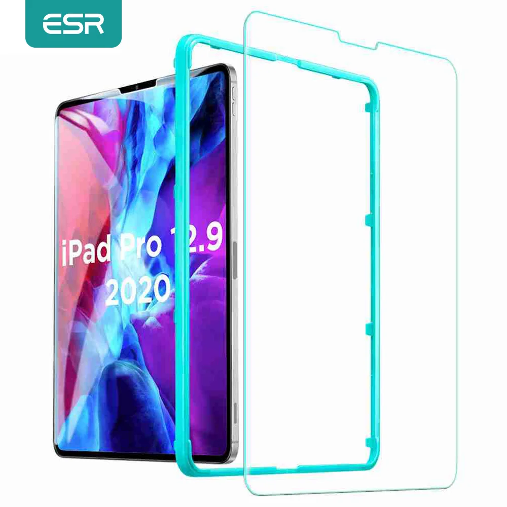 ESR Tempered Glass for iPad Pro 2020 11 12.9 Anti Blue-Light HD Screen Protector for iPad Pro 12.9/iPad Air 4/iPad 8th 7th Film