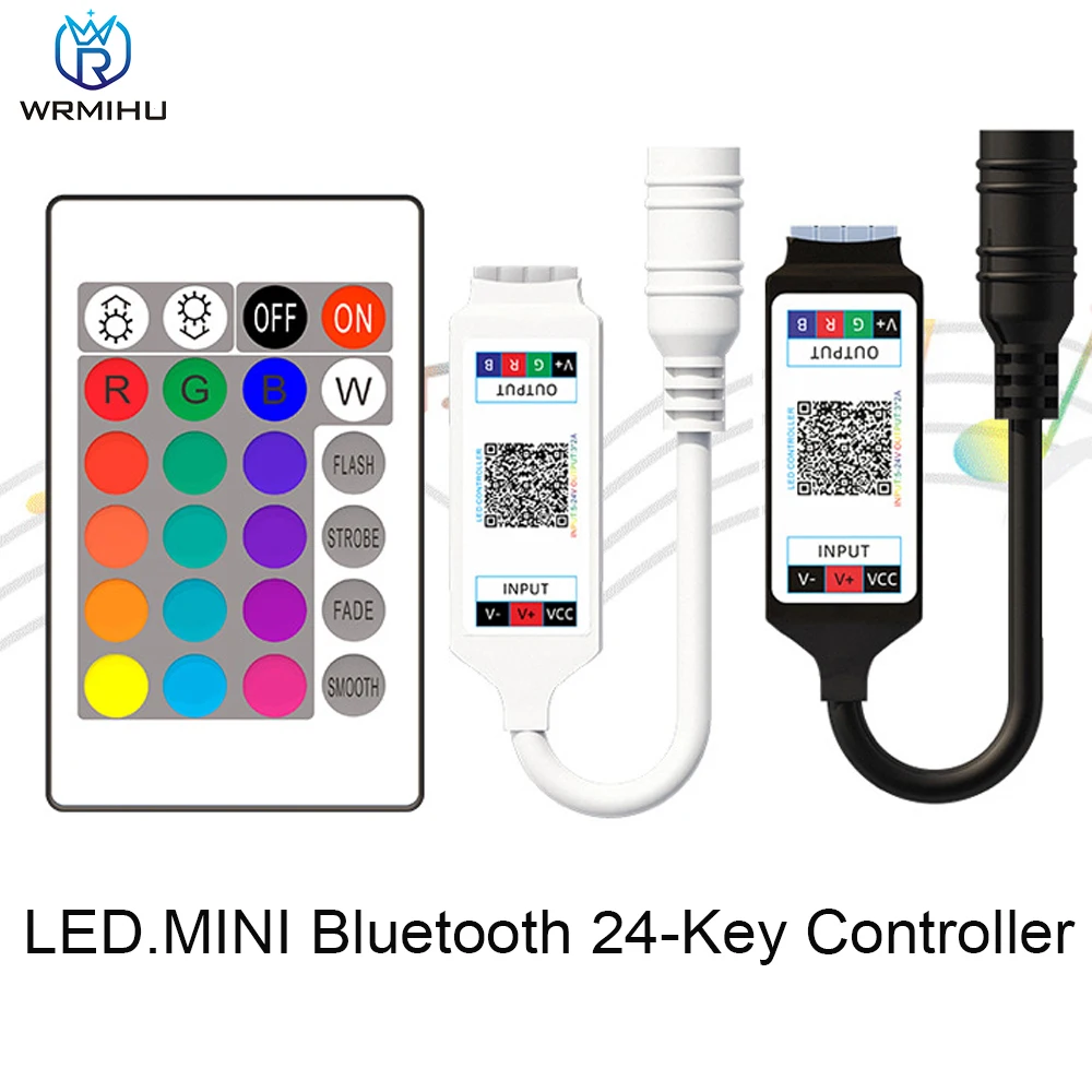 Mini RGB Bluetooth-Kompatibel Musik RF Fernbedienung DC Für DC5-24V RGB Licht Streifen Smart APP Control