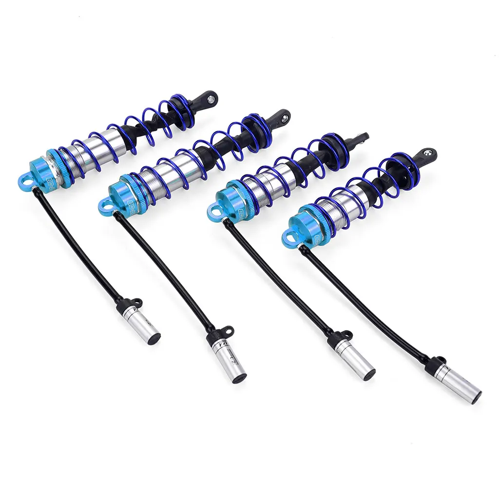 

Shock Absorber Oil Adjustable 120mm Front & 143mm Rear Aluminum Damper Suspension for 1/8 RC Car JLB HSP EM Racing DHK HPI Axial