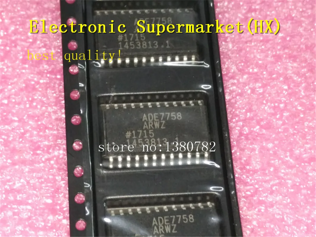 

Free Shipping 20pcs/lots ADE7758ARWZ ADE7758 SOP-24 New original IC In stock!