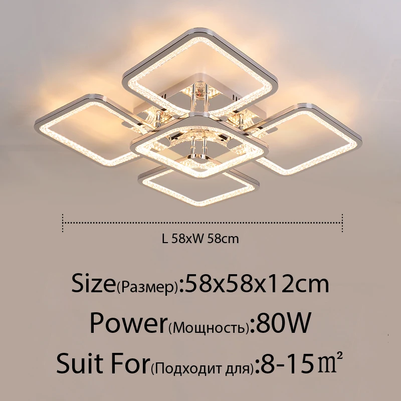 Moderne LED-kroonluchter op afstand dimbaar binnenverlichting voor slaapkamer restaurant studie eetkamer woonkamer verlichtingsarmaturen huis glans