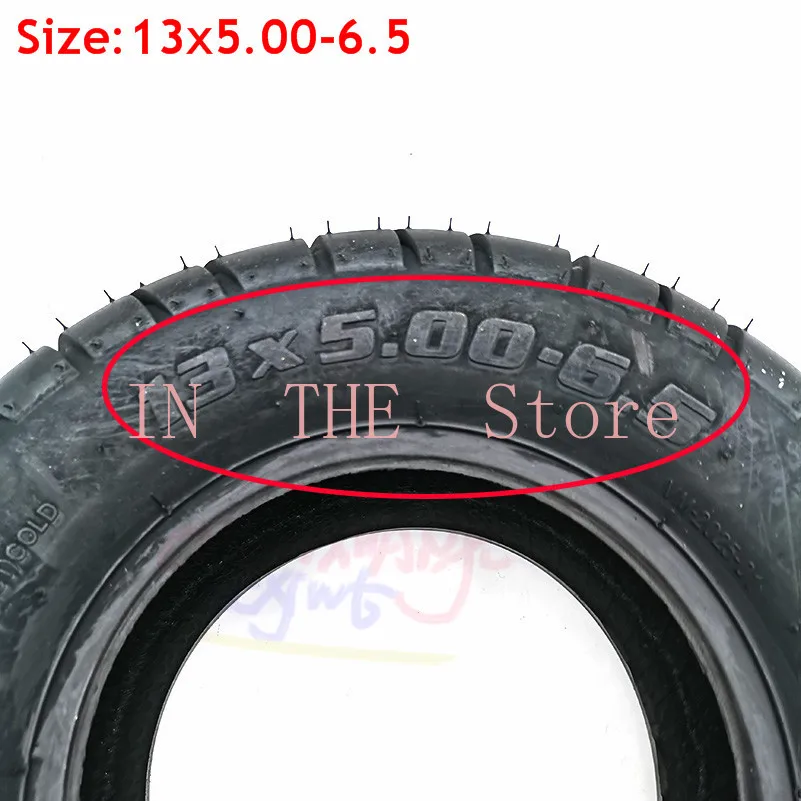 High quality 13x5.00-6.5 13 inch tubeless vacuum tire for motorcycle FLJ K6 electric scooter wheel accessories