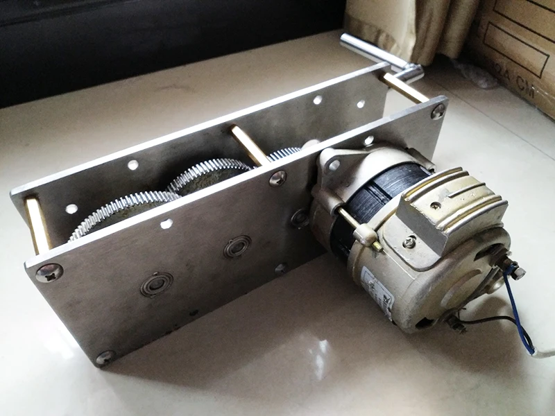 220V Volt 800W Watt Hand-cranked Permanent Magnet Brushless Alternator Speed-increasing Gearbox Gear Set Custom Gearbox