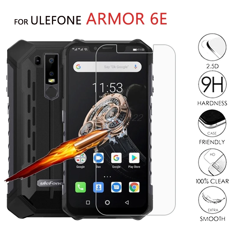 10-1PC Tempered Glass for Ulefone Armor X7 Pro Film on Ulefone Armor  X3 X5 X6 5S 5 3 T 3W 3WT Screen Protector