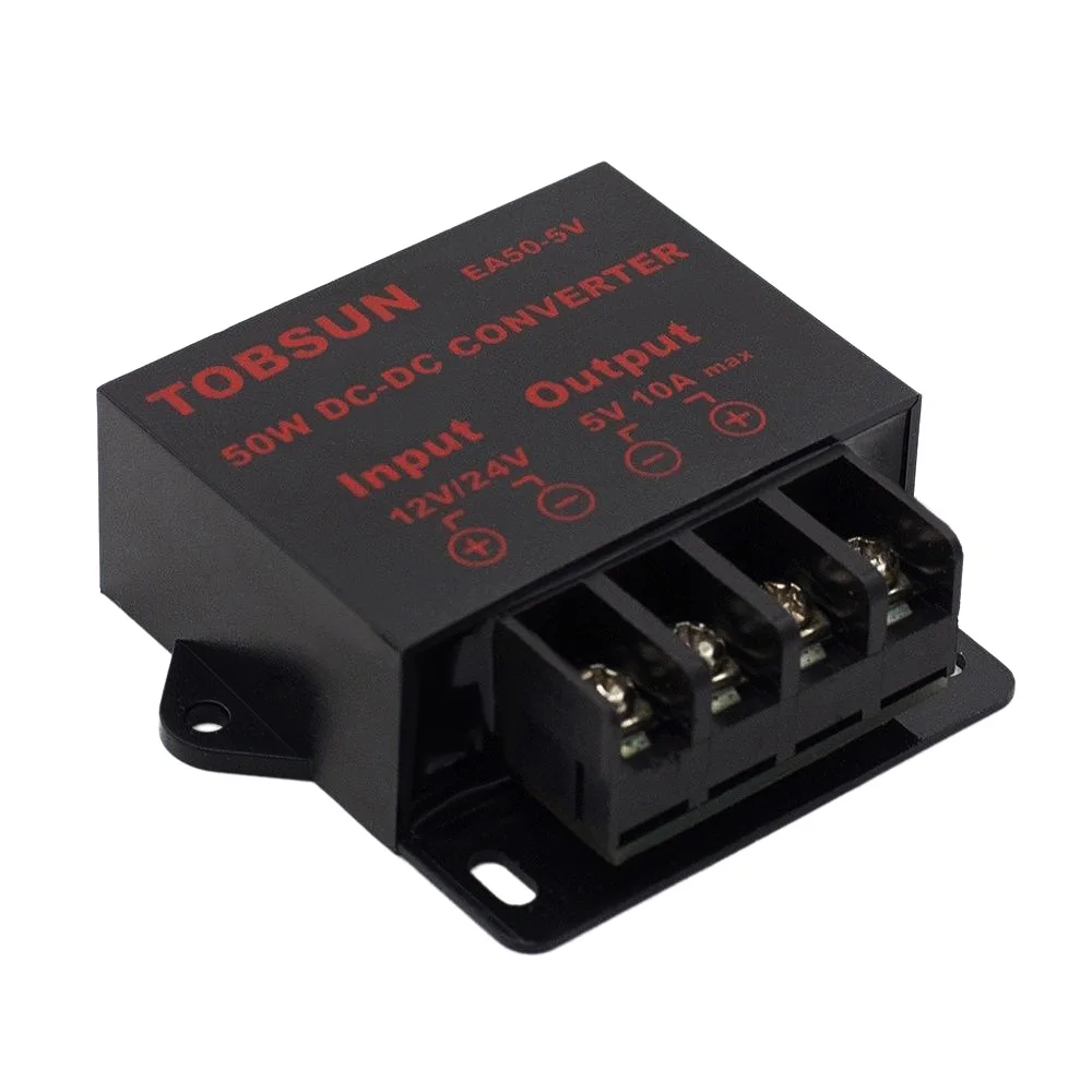 12V 24V to 5V 10A 50W DC DC Converter Transformer Voltage Regulator Reducer Step Down Buck Module Car Solar TV LED Power Supply