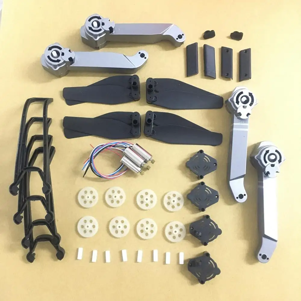 SG907 RC Drone Quadcopter Spare Parts Blades Propeller Fix Arm Motor Protection Ring Gears Guard Kit Set