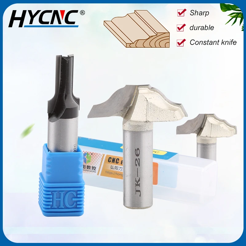 Imagem -02 - Polegada Longa Haste Slot End Mill Fresa Fresa de Tungstênio Liga Aço Gabinete Porta Tenon Cortador Ferramenta para Trabalhar Madeira Bit 1