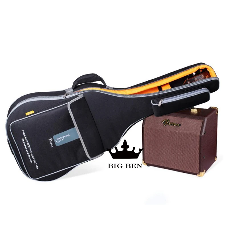 41inch Guitar Case Backpack 40inch Acoustic Guitar Bag Double Strap 42inch Guitar Bag Cover Portable Folk Guitar Case 42inch Box