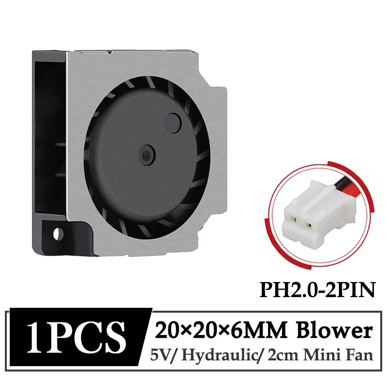 1Pcs Gdstime DC 5V 20mm Blower Fan 2cm 2006 20x20x6mm Mini Blower Cooler Fan Handheld Projector Radiator Cooling Fan