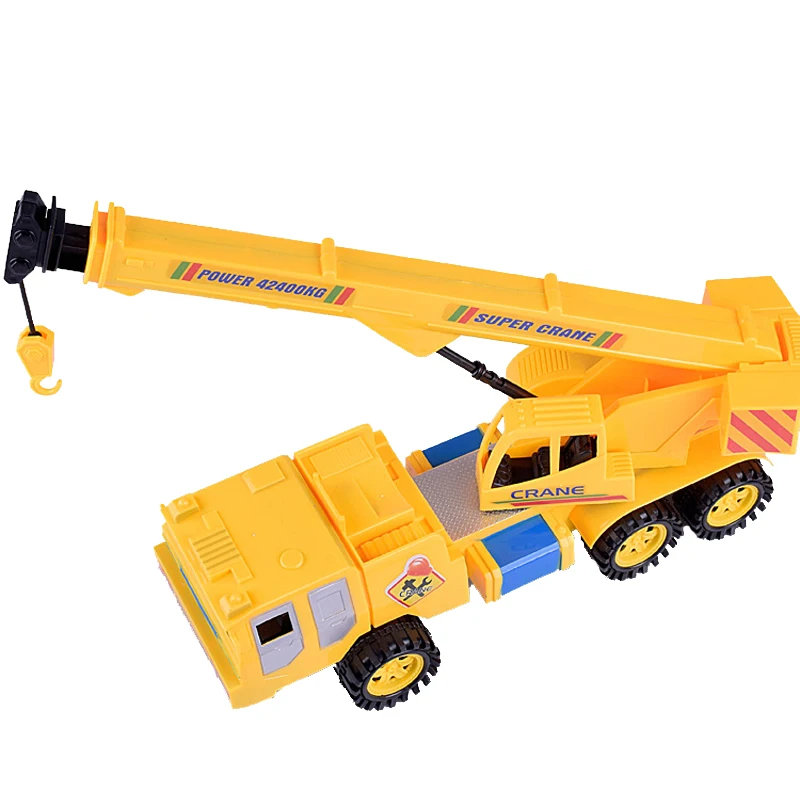 Inertia Engineering Crane Model Hoist Toy Vehicle Plastic Toys  Boys Beach Toy Gift for Kids