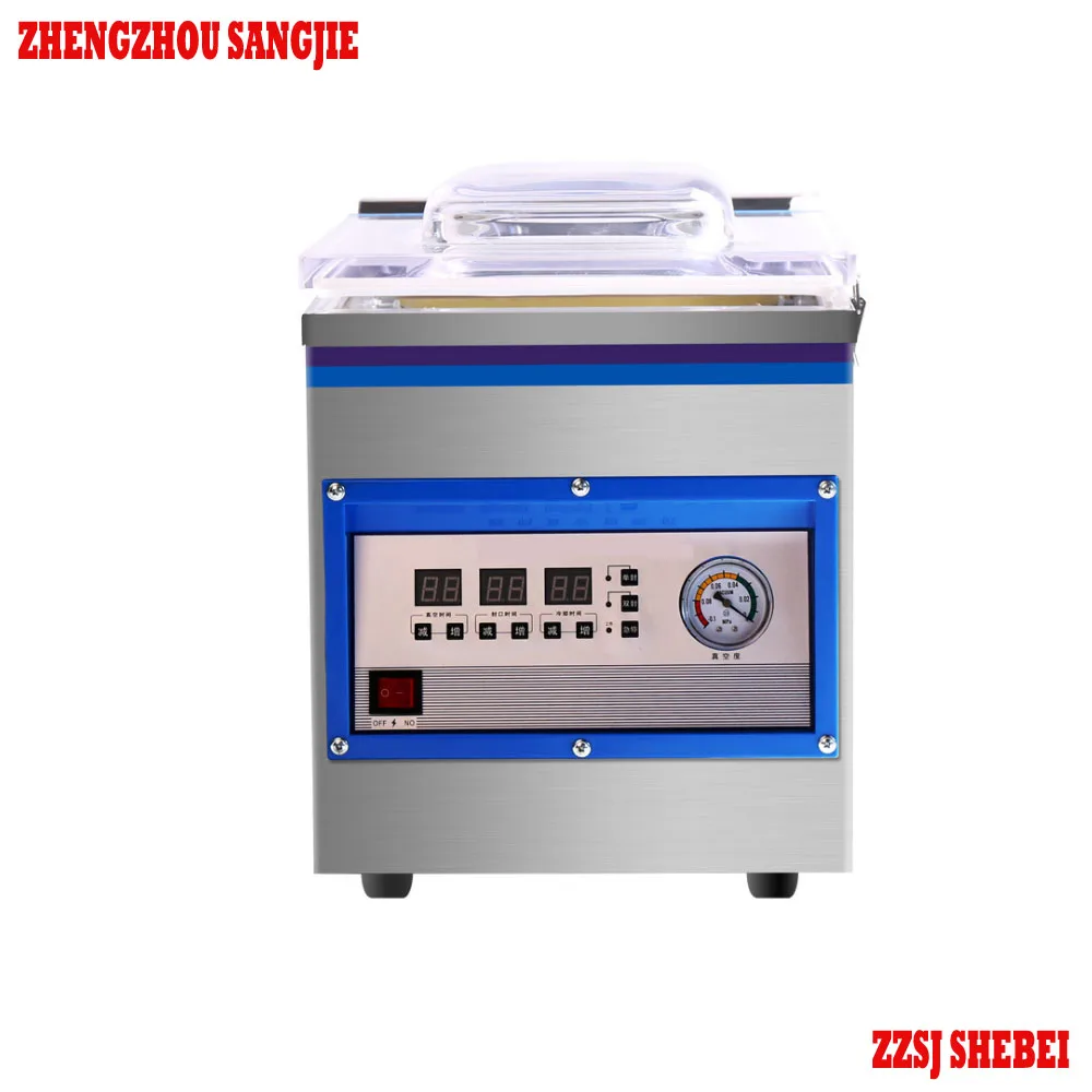 Cardboard Plastic Tray Sealer Sealing Machine Food Vacuum Meat Packing Machine