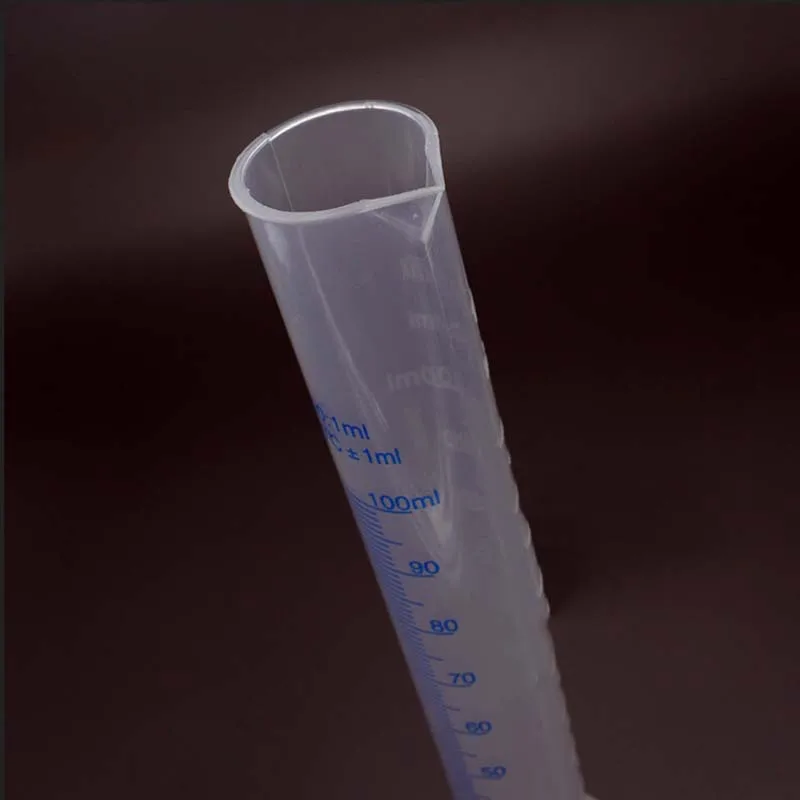 High Quality Measuring Cylinder Laboratory Test Graduated Liquid Trial Tube Jar Tool Chemistry Lab Equipment 10/25/50/100/250ml