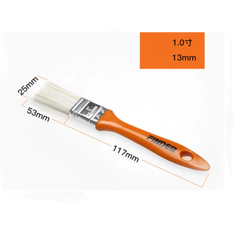 

12pcs 1" inch Wall Paint Brush Household Decorative Wall Paint Brush Tool Artist Acrylic Oil Painting Tool